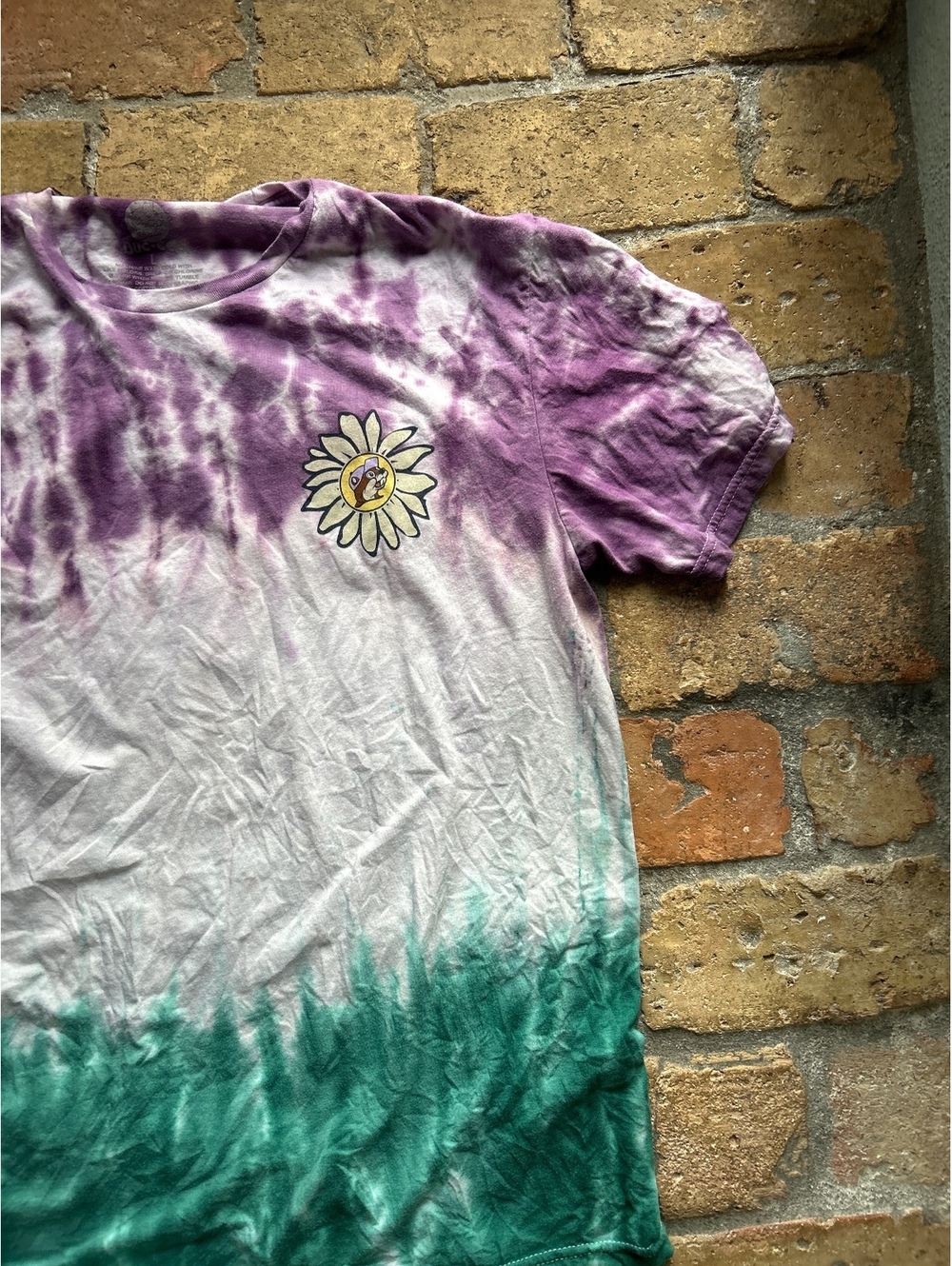 Go Little Rock Star Tie-Dye T-Shirt with Camping Graphic